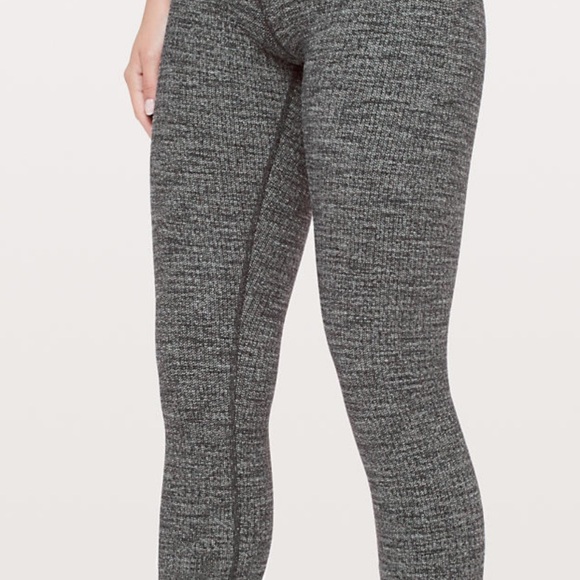 Grey and black lululemon leggings - Picture 1 of 2